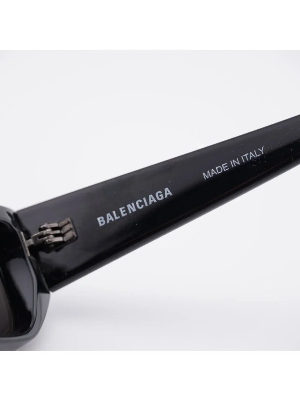 Balenciaga BB0080S 001 Unisex Sunglasses Black Rectangle Frame, Grey Lenses